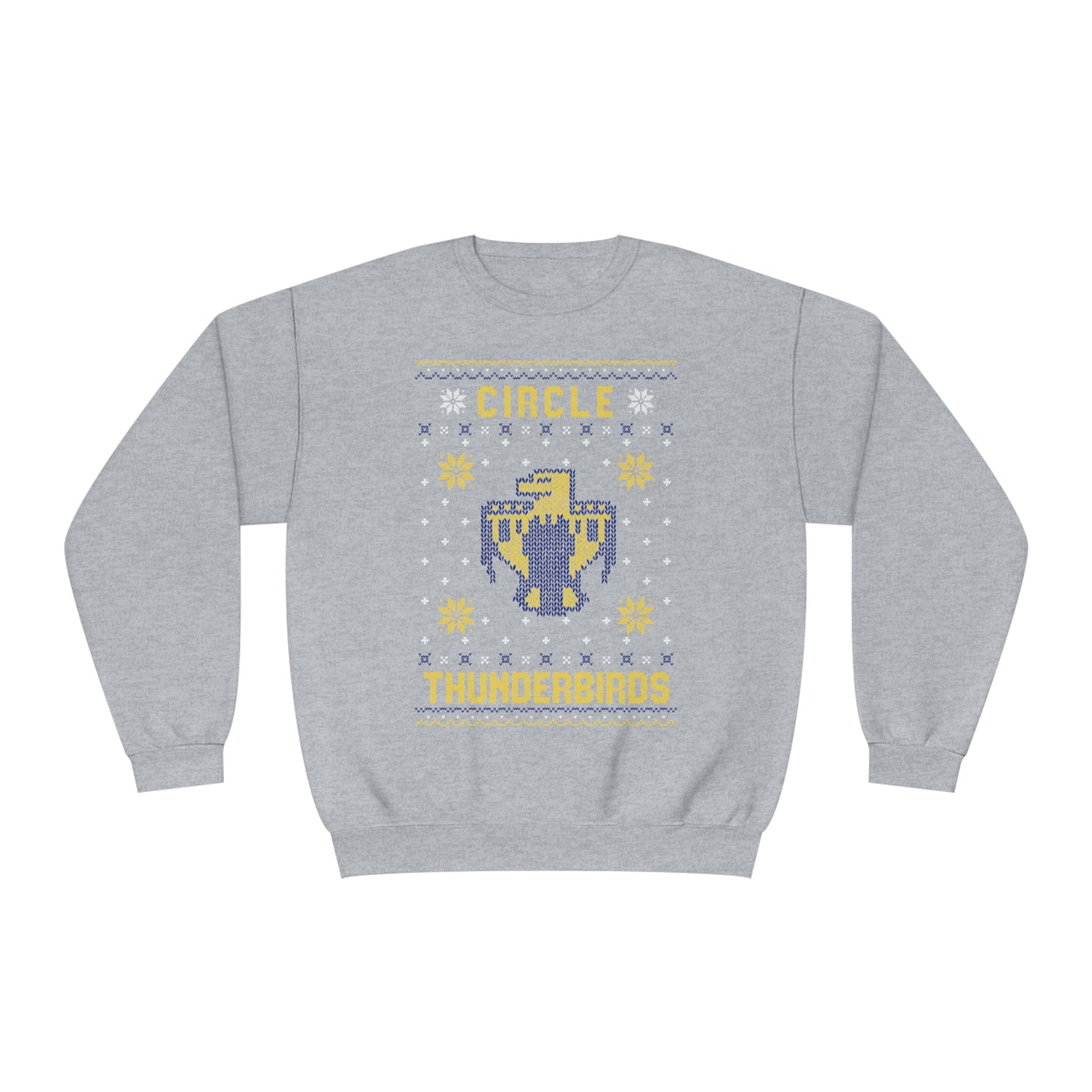 Winter Circle Thunderbird, Unisex Crewneck Sweatshirt