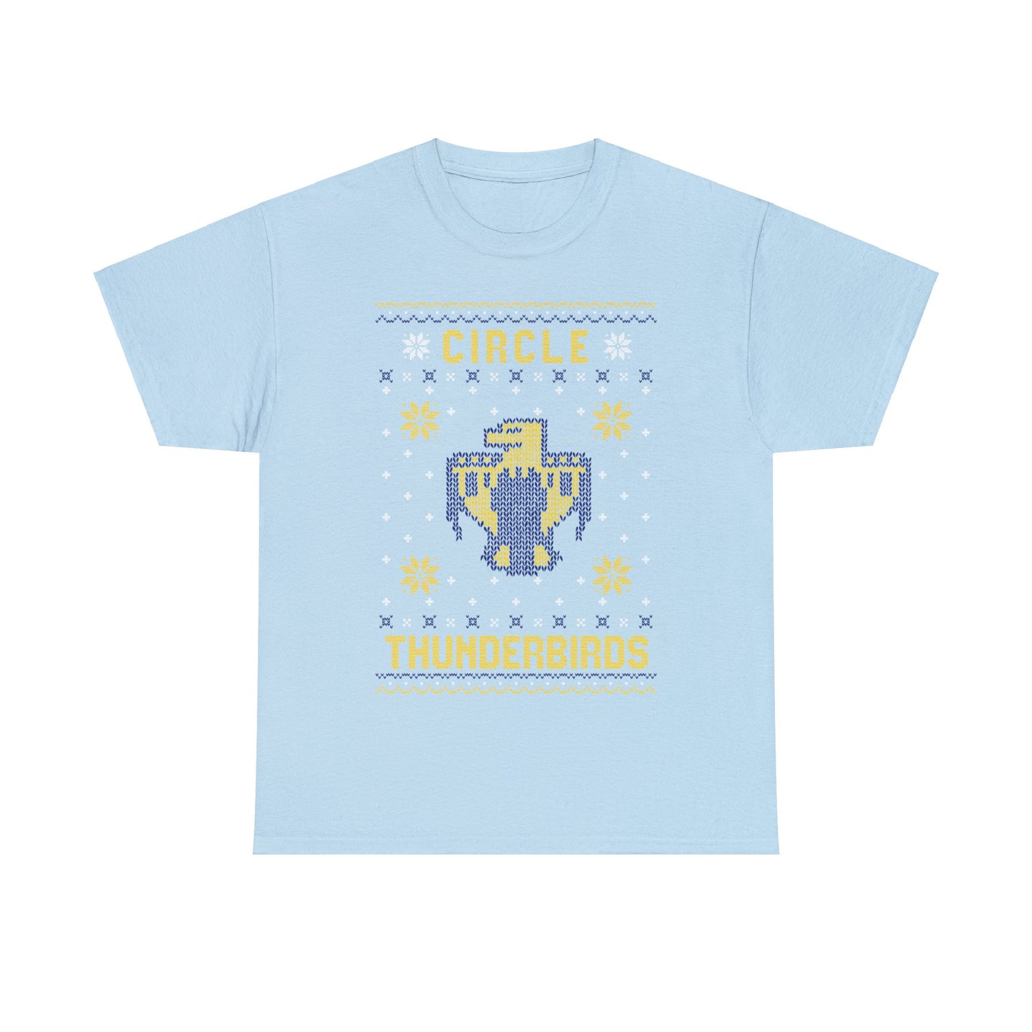 Winter Circle Thunderbird, Unisex Heavy Cotton Tee