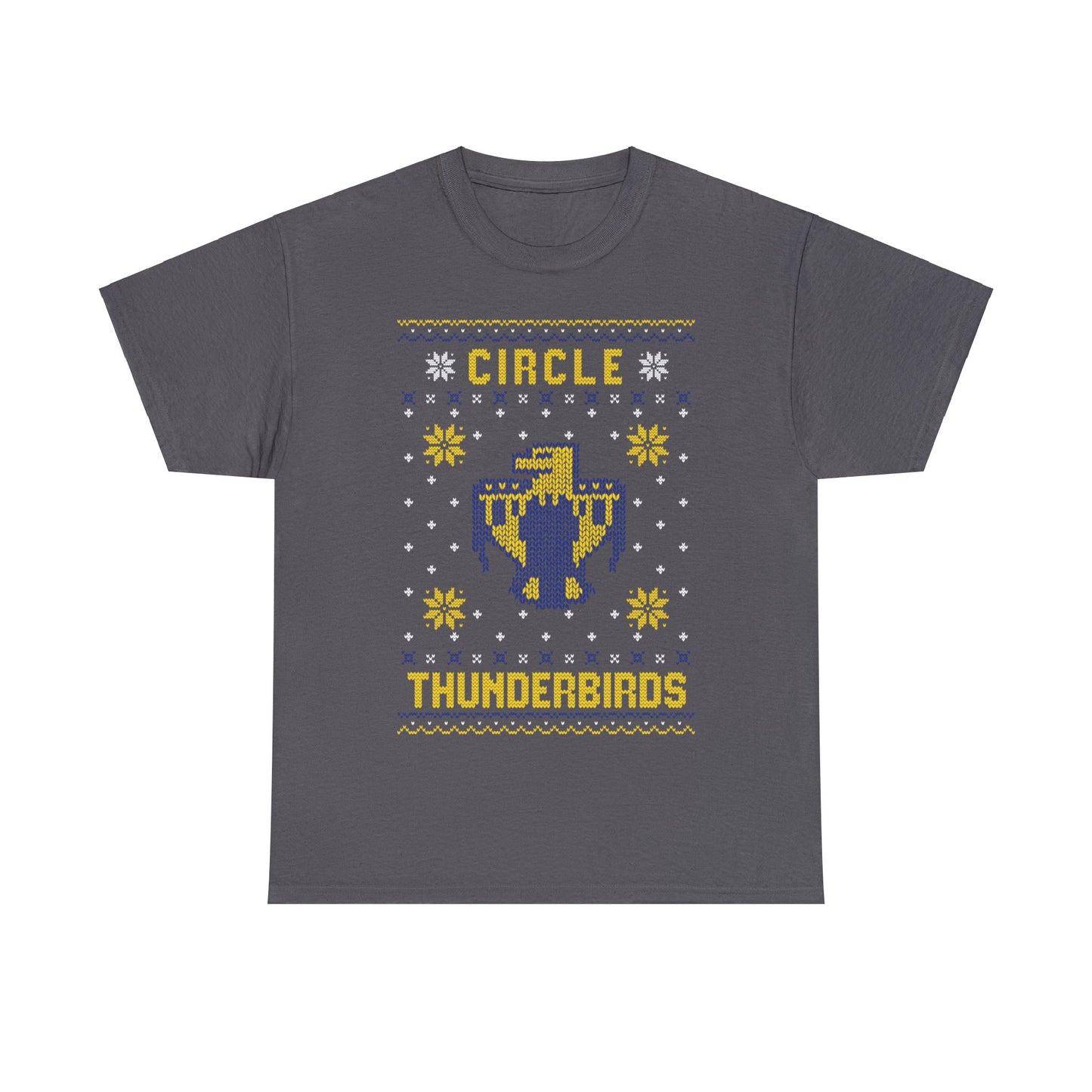 Winter Circle Thunderbird, Unisex Heavy Cotton Tee