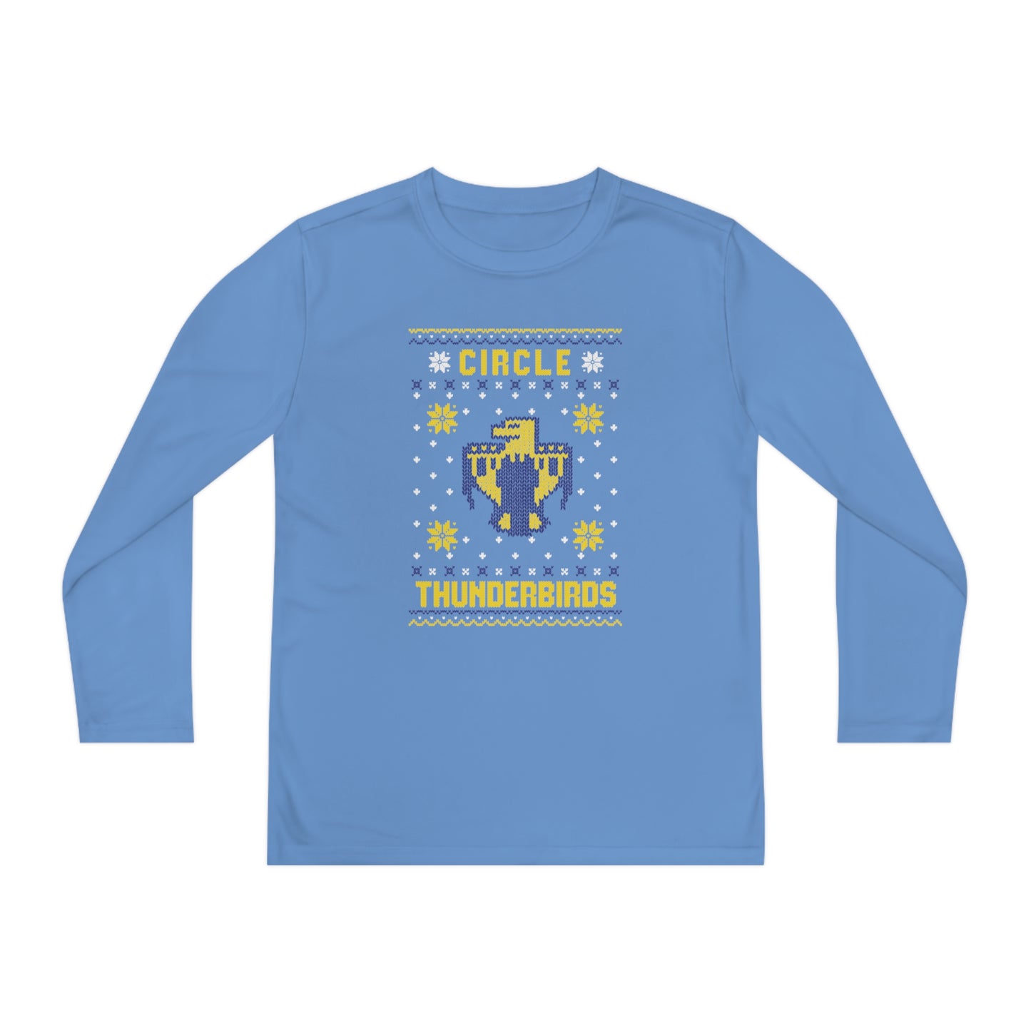 Winter Circle Thunderbird, Youth Long Sleeve Tee