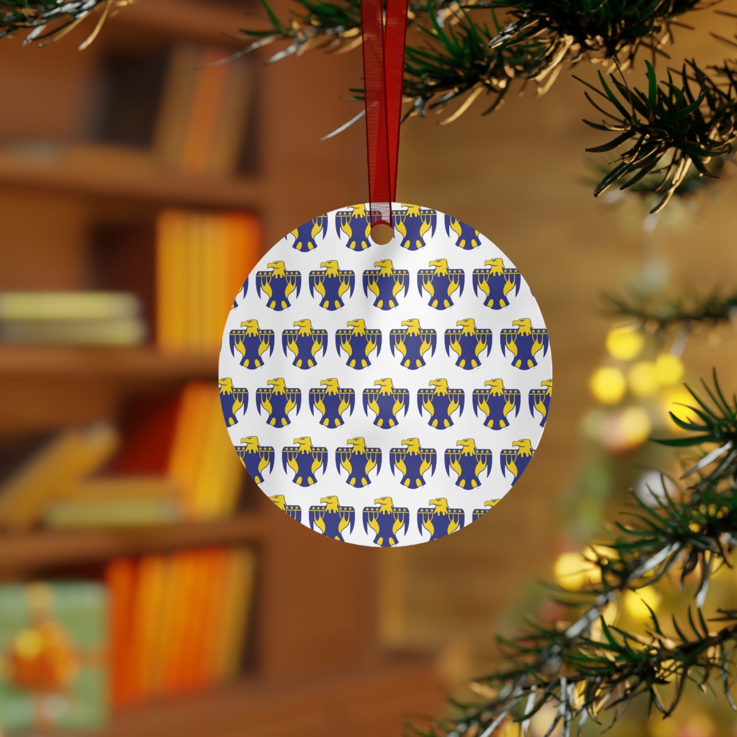Thunderbird Pattern Metal Ornaments