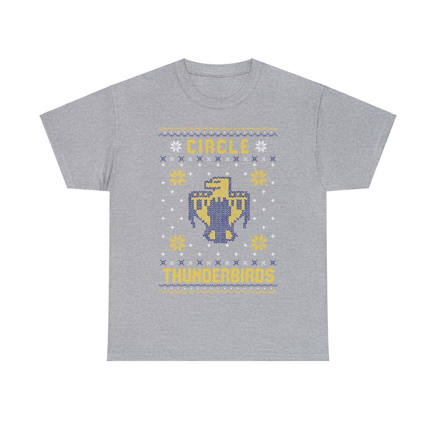 Winter Circle Thunderbird, Unisex Heavy Cotton Tee