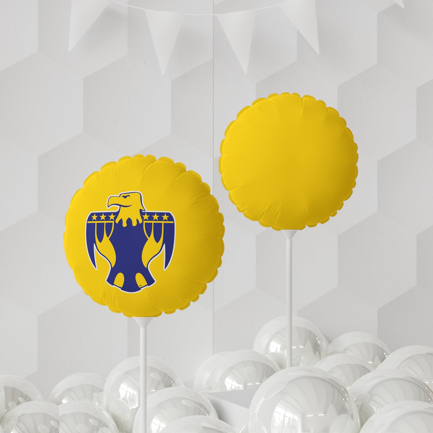 Yellow TBird Balloon, 11"