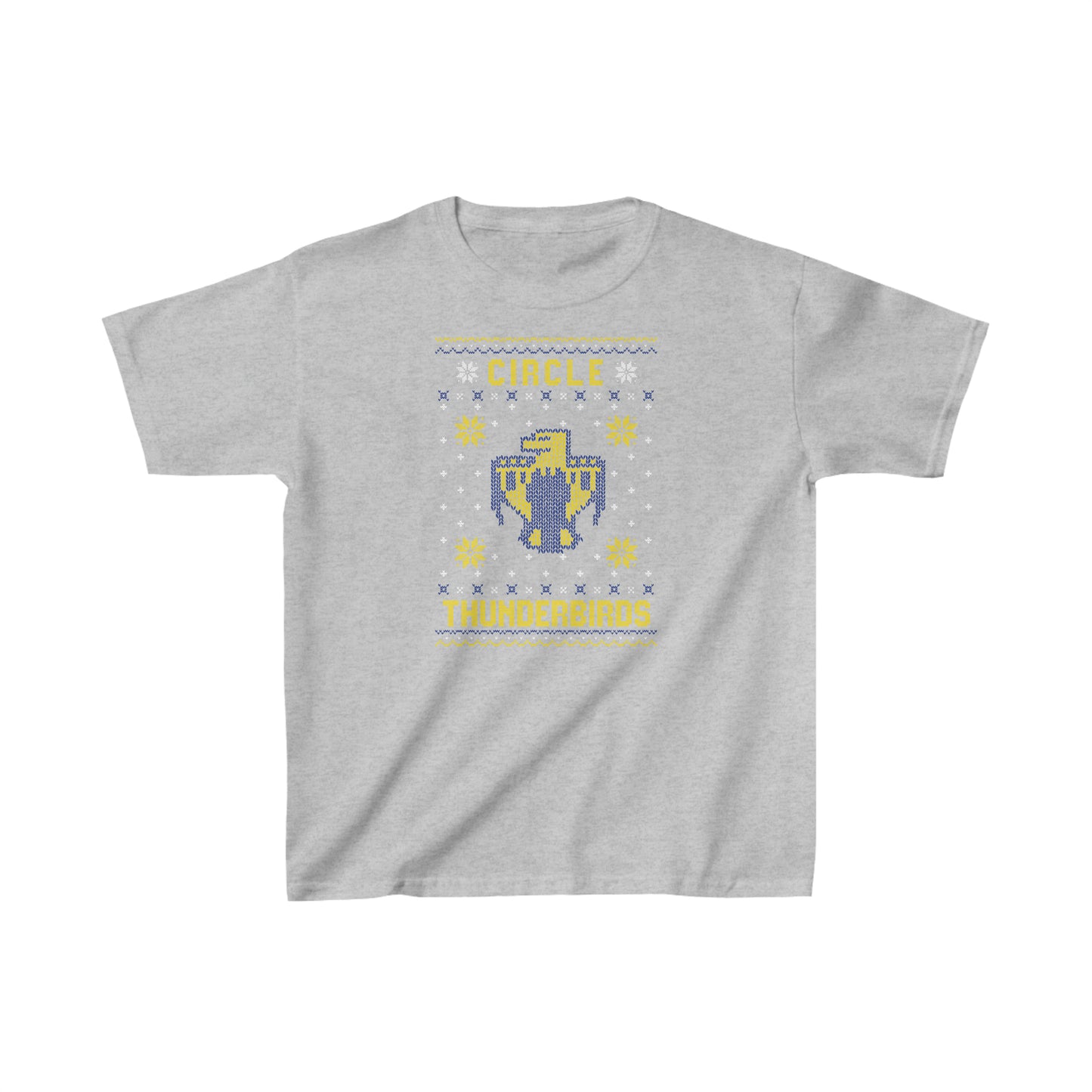 Winter Circle Thunderbirds, Kids Heavy Cotton™ Tee