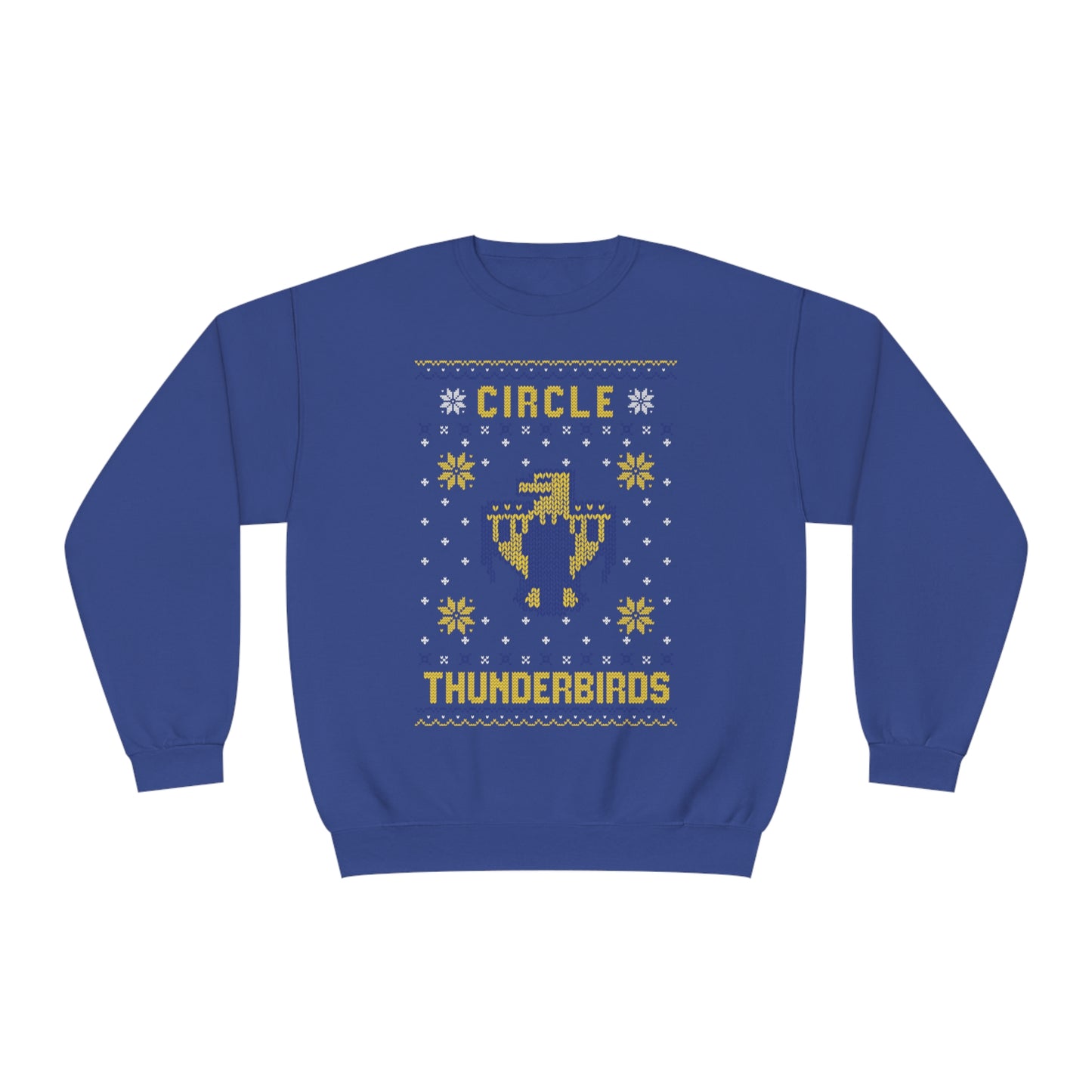 Winter Circle Thunderbird, Unisex Crewneck Sweatshirt
