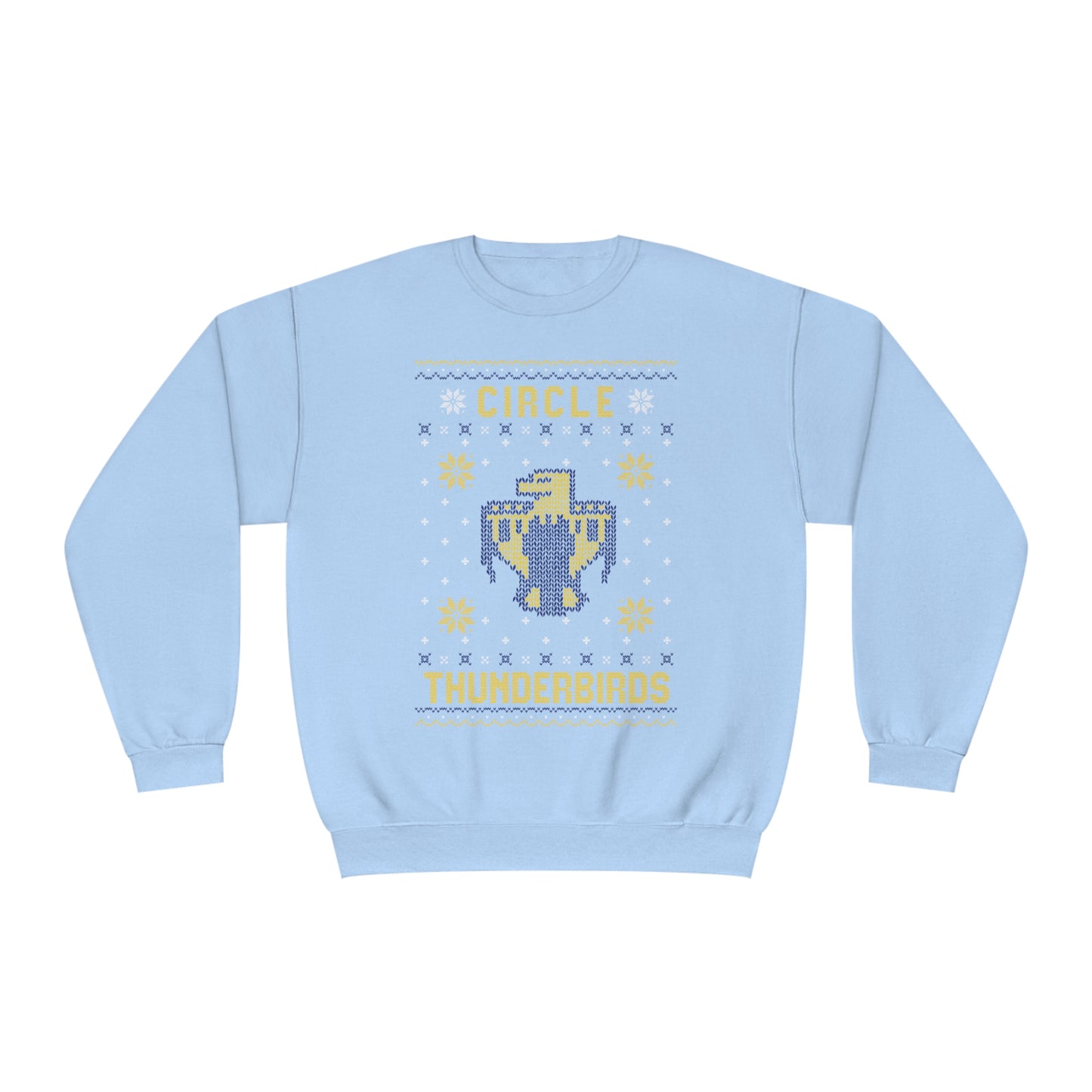 Winter Circle Thunderbird, Unisex Crewneck Sweatshirt