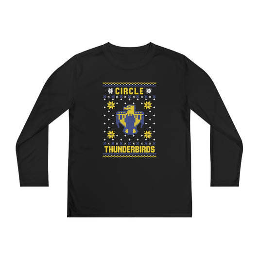 Winter Circle Thunderbird, Youth Long Sleeve Tee