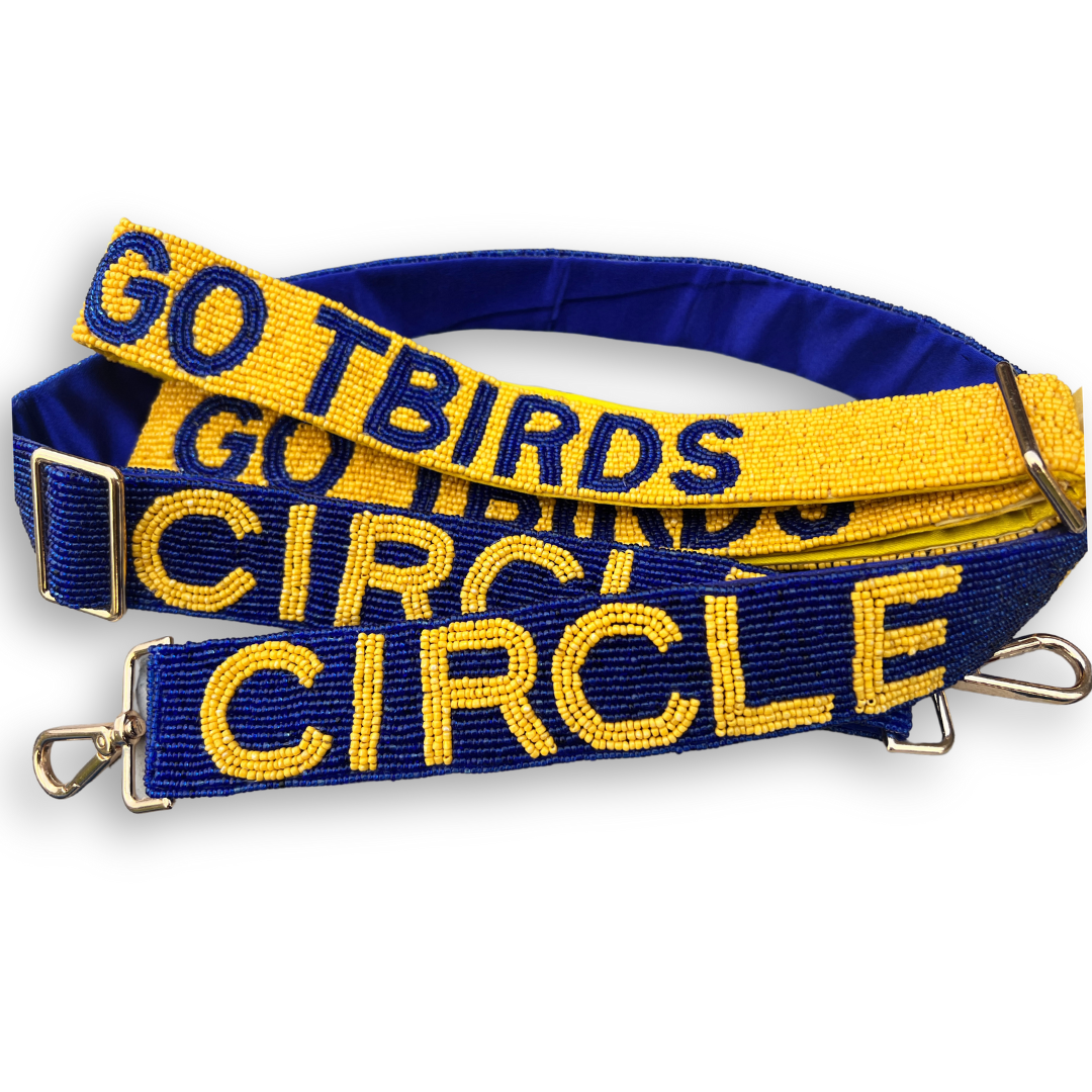 Game Day Beaded Bag Strap