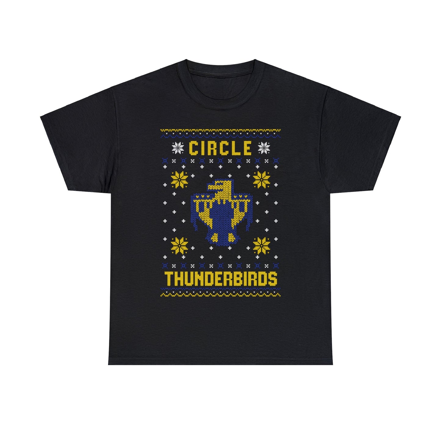 Winter Circle Thunderbird, Unisex Heavy Cotton Tee