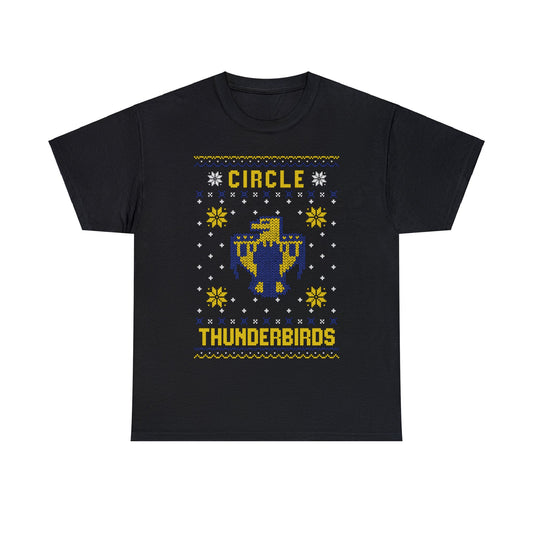 Winter Circle Thunderbird, Unisex Heavy Cotton Tee
