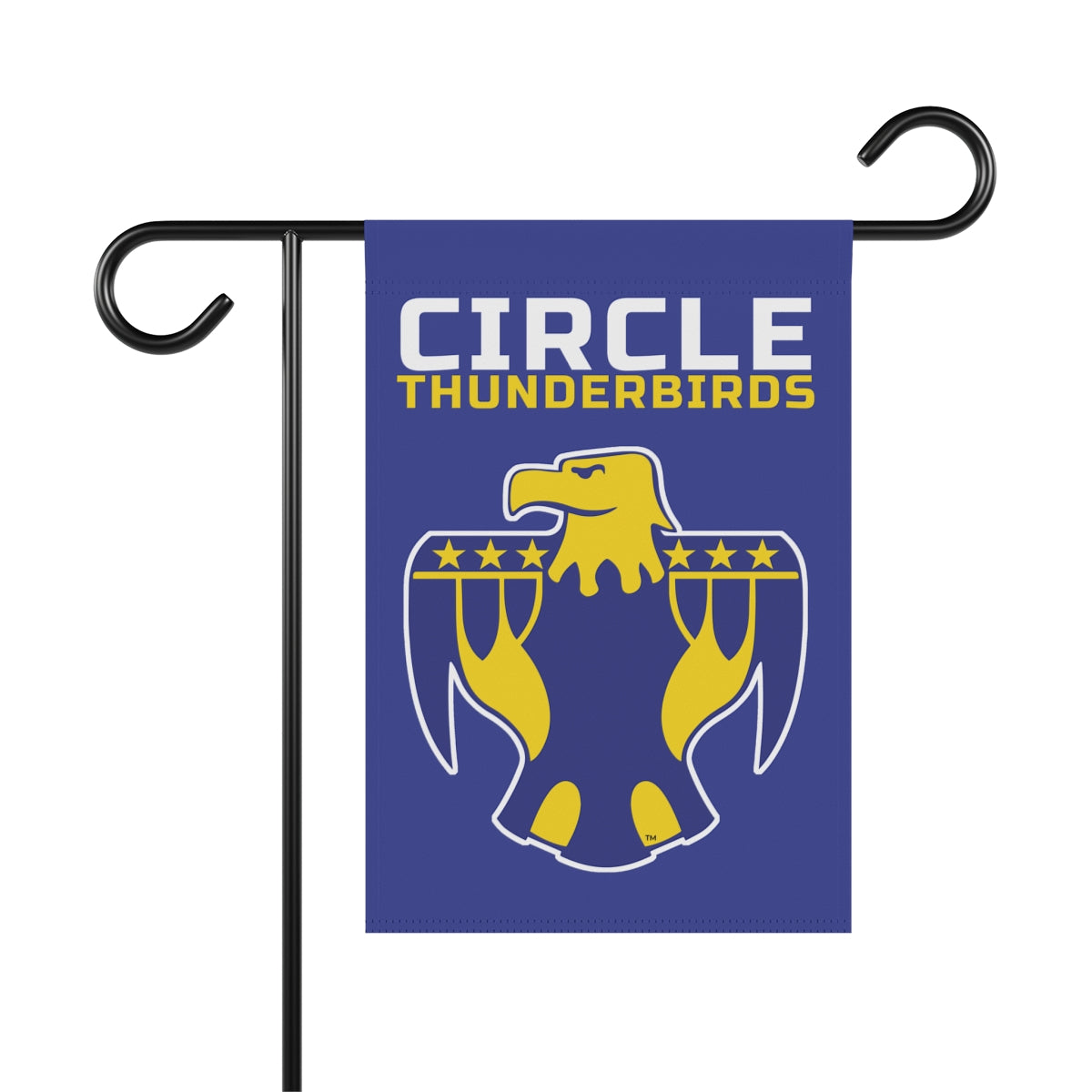 Circle TBird Garden Flag