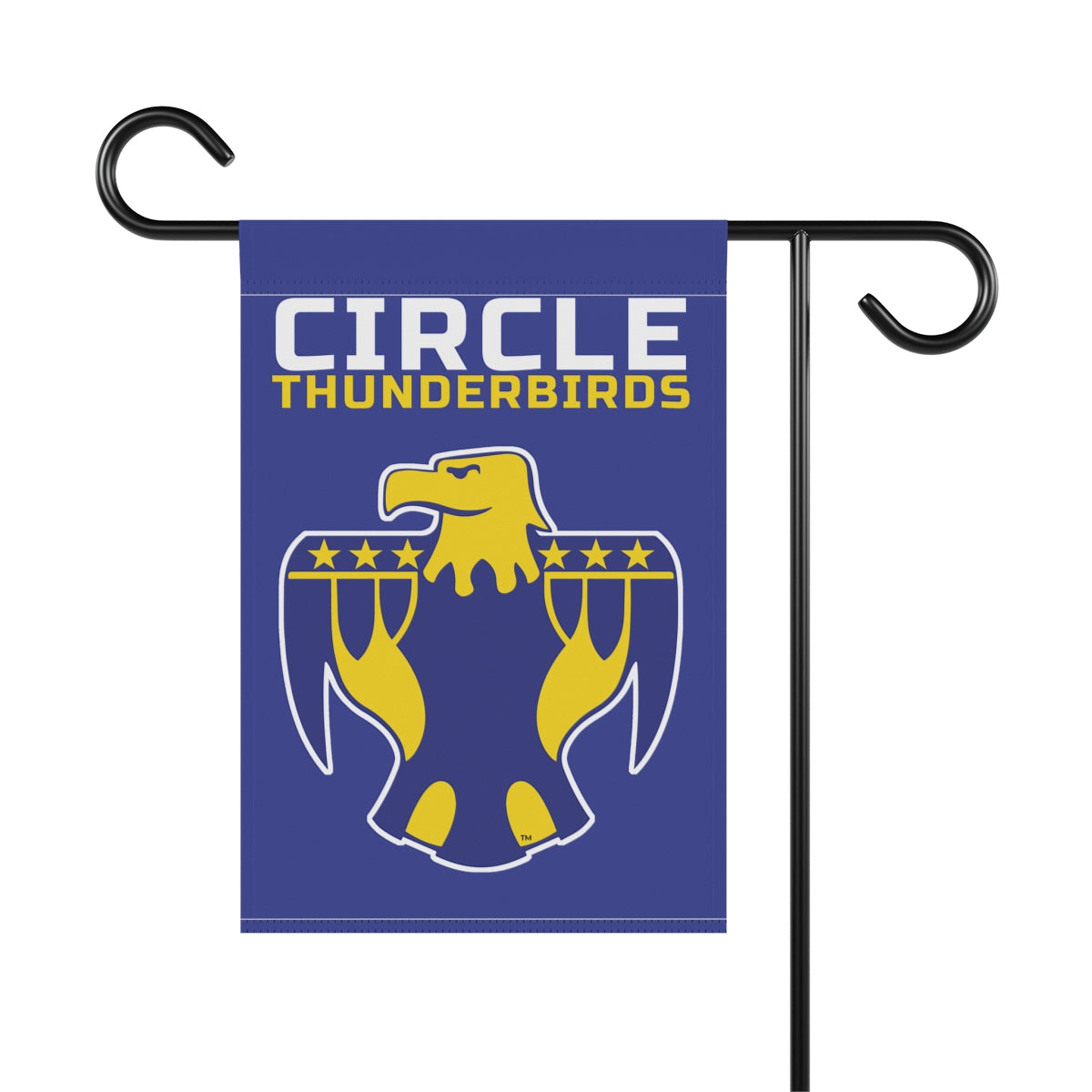 Circle TBird Garden Flag