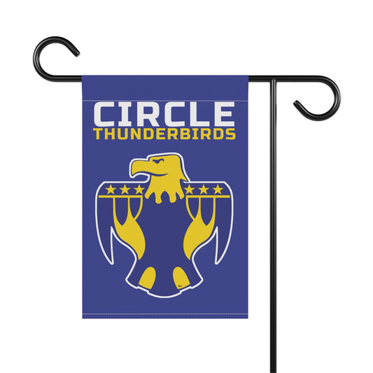 Circle TBird Garden Flag