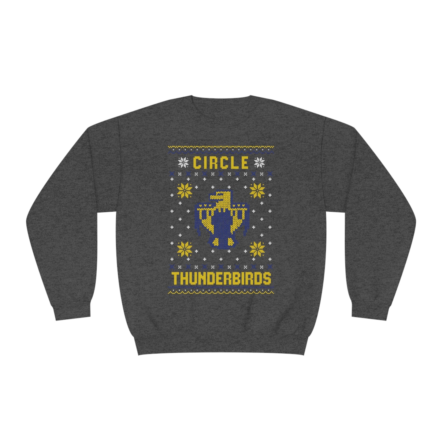 Winter Circle Thunderbird, Unisex Crewneck Sweatshirt