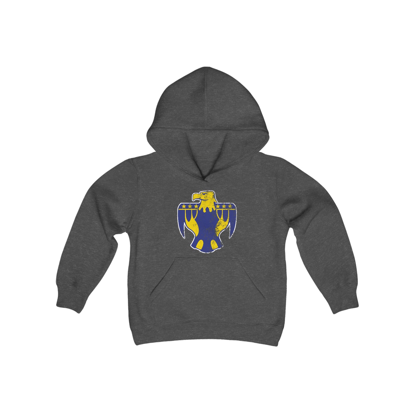 XL Thunderbird, Youth Heavy Blend Hooded Sweatshirt