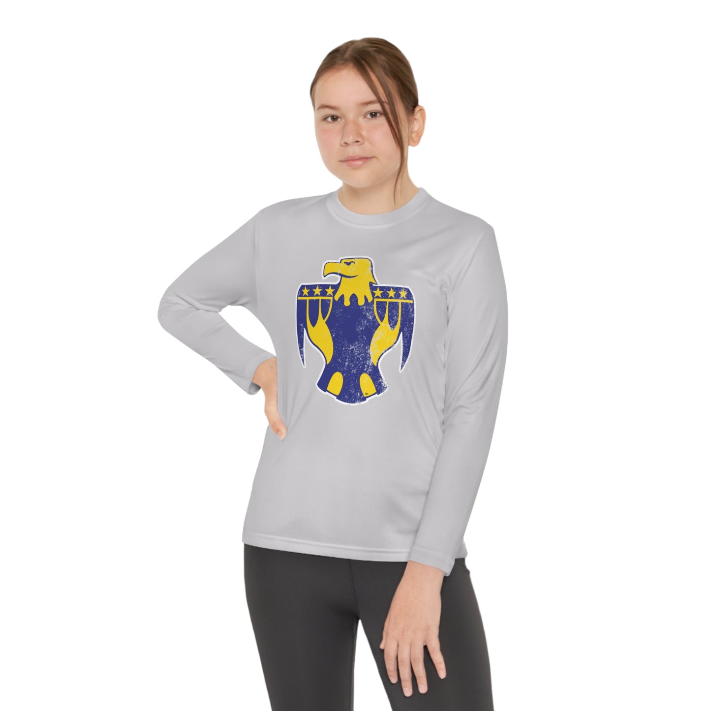 XL Thunderbird, Youth Long Sleeve Competitor Tee