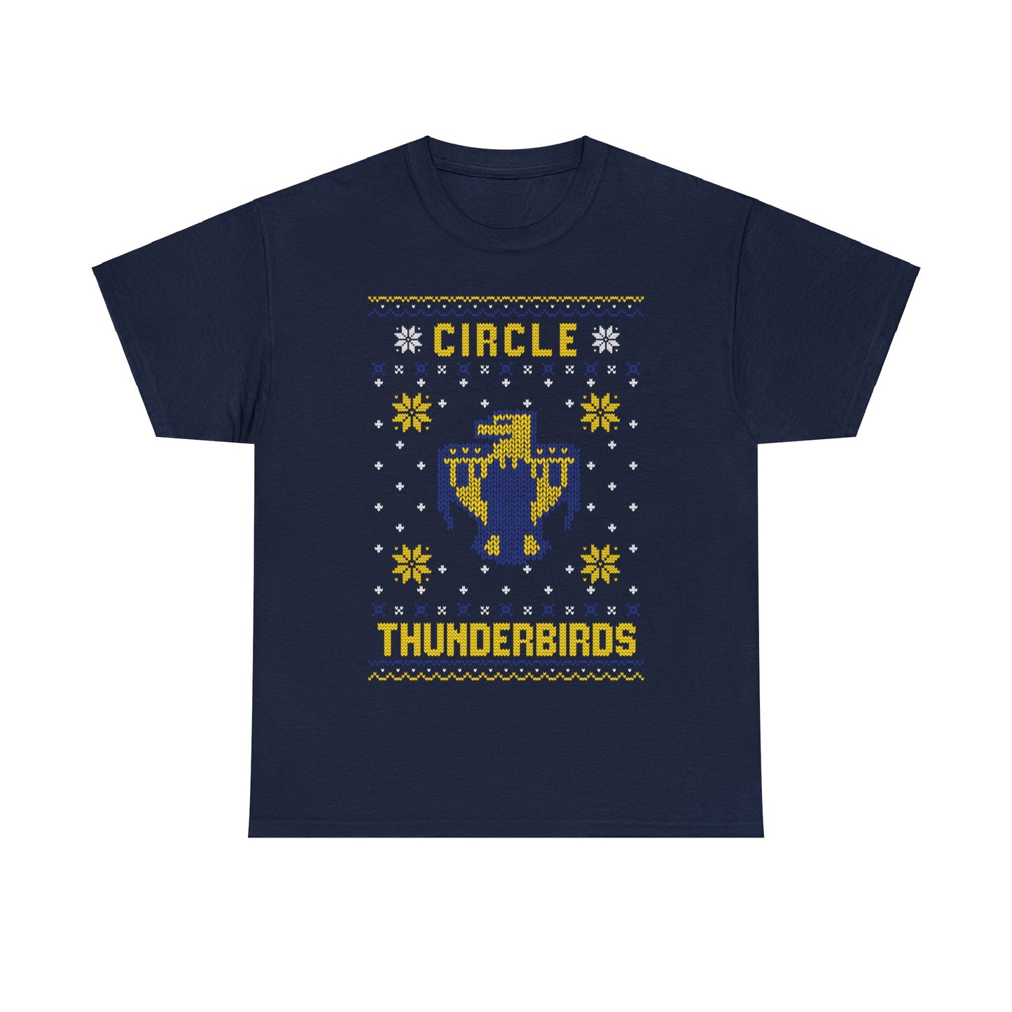 Winter Circle Thunderbird, Unisex Heavy Cotton Tee
