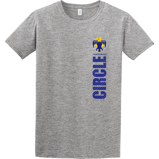 Circle, Vertical Block