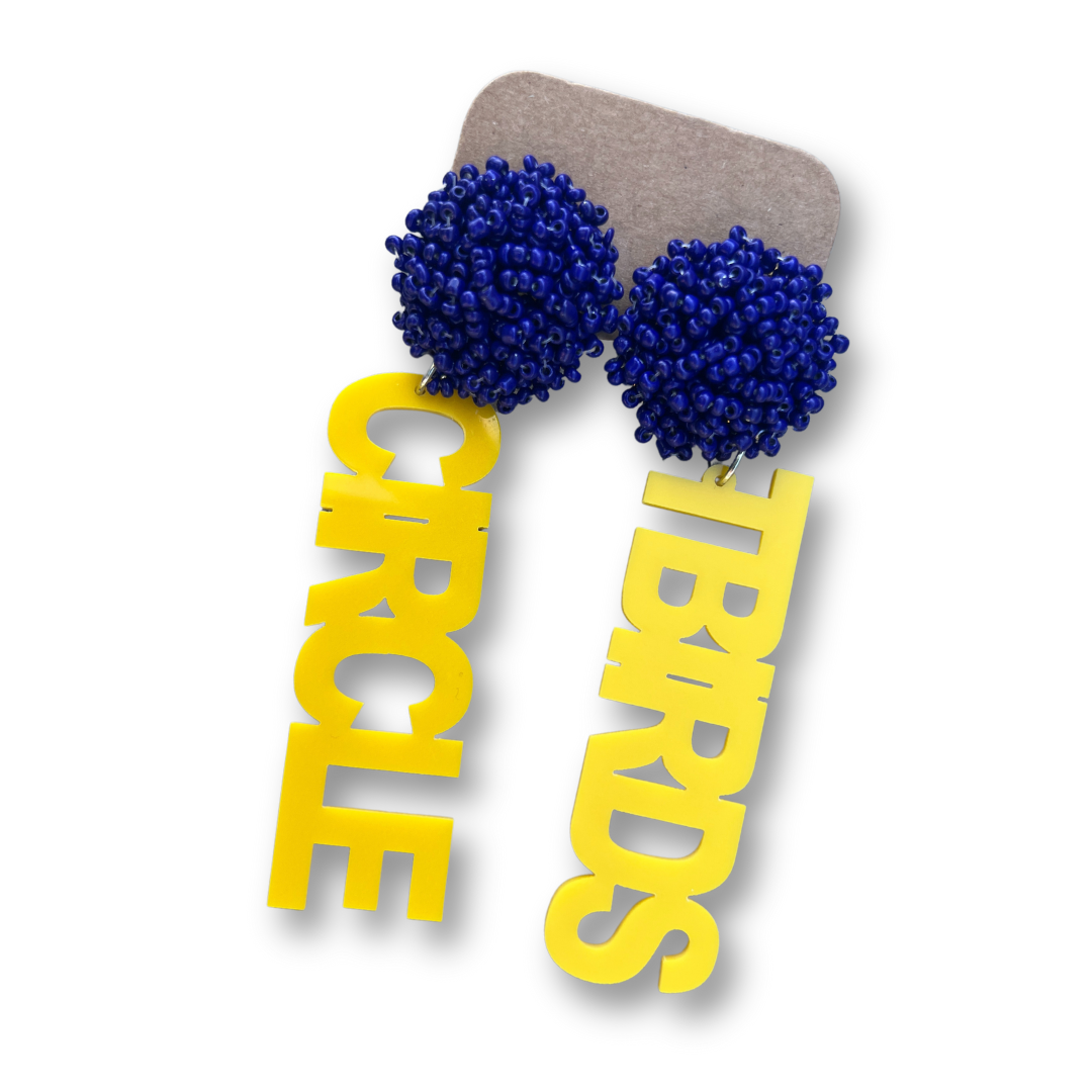 Circle TBird Earrings