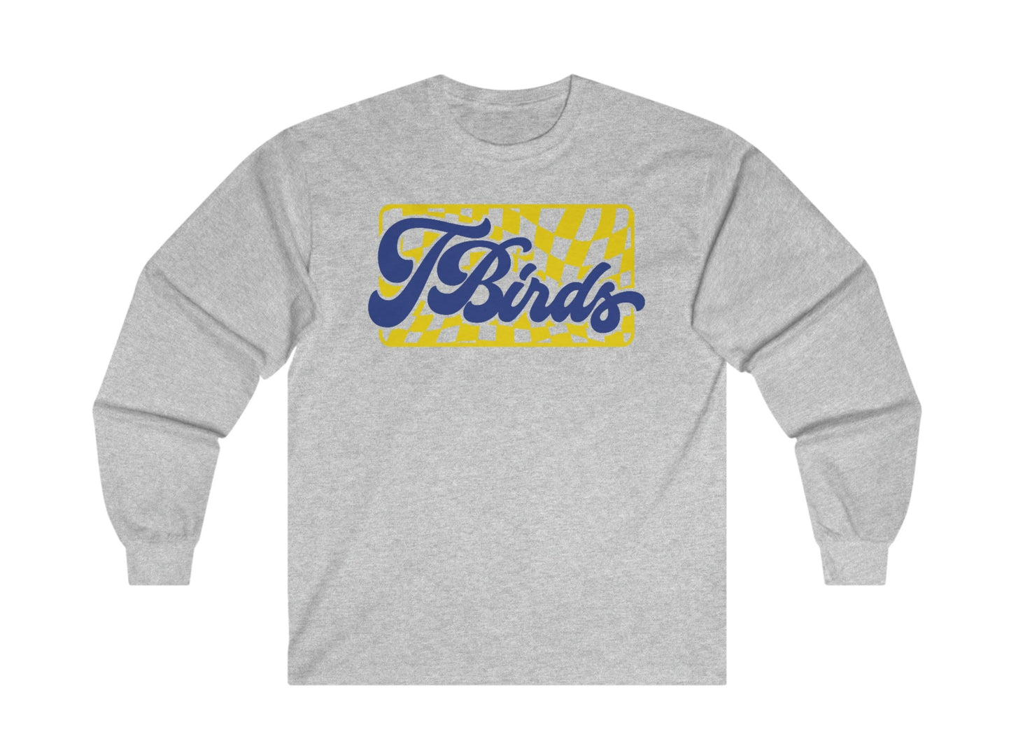 Checkered TBird Long Sleeve Tee