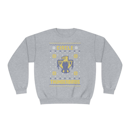 Winter Circle Thunderbird, Unisex Crewneck Sweatshirt