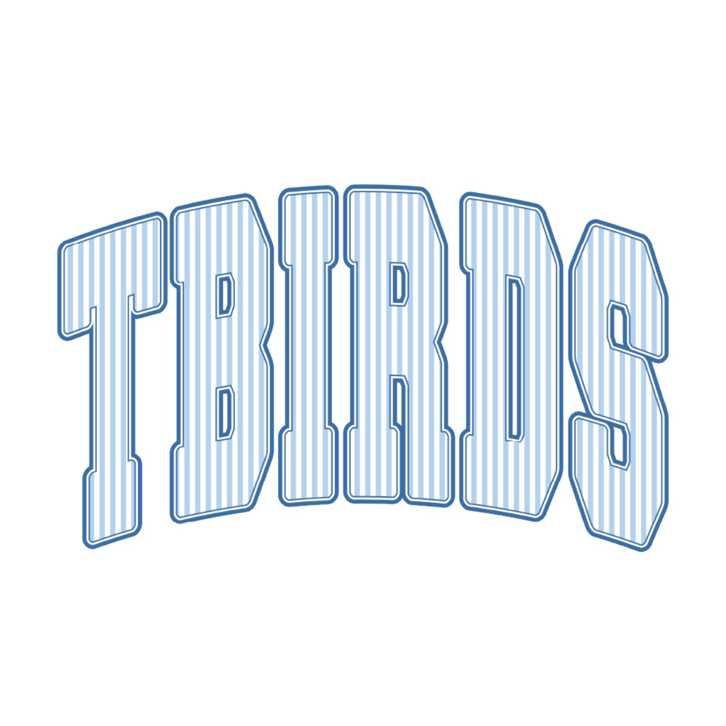 TBird Stripes Light Blue