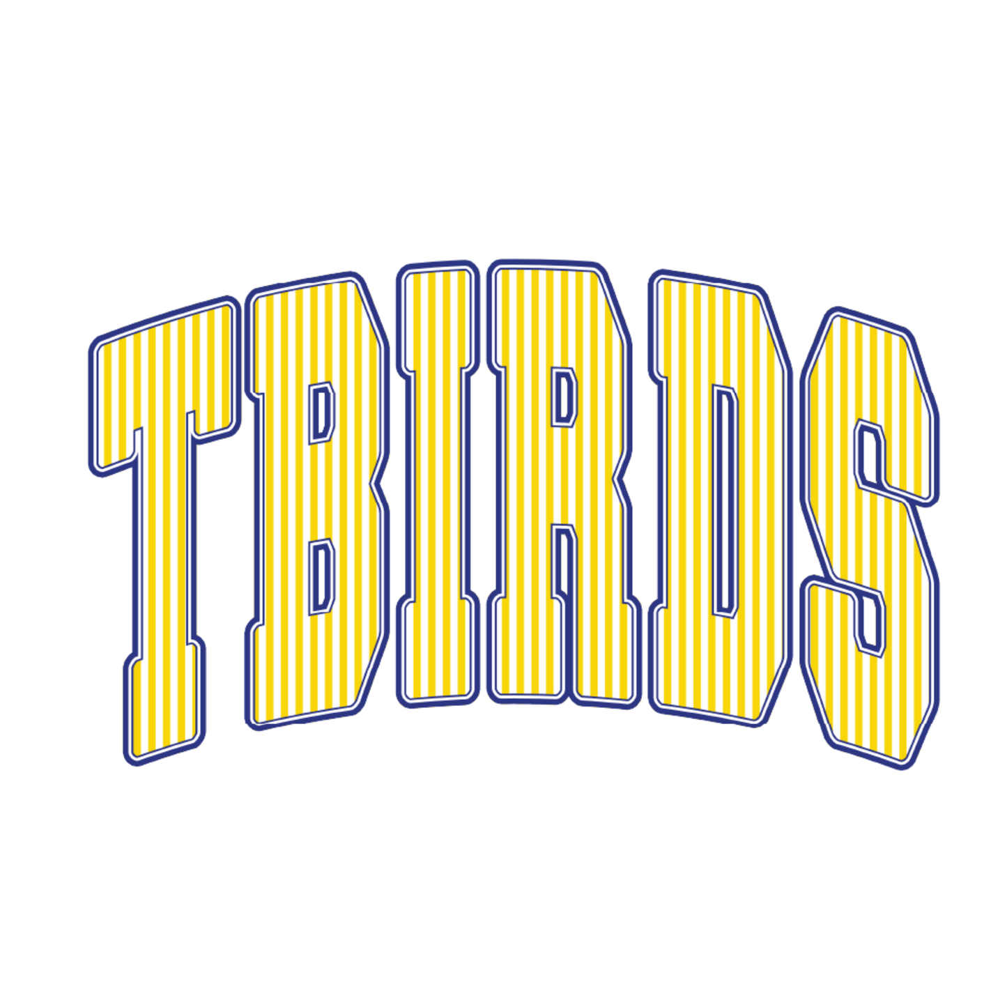 TBird Stripes Yellow