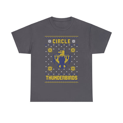 Winter Circle Thunderbird, Unisex Heavy Cotton Tee