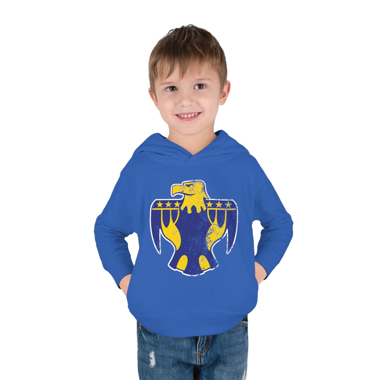 XL Thunderbird, Toddler Pullover Fleece Hoodie