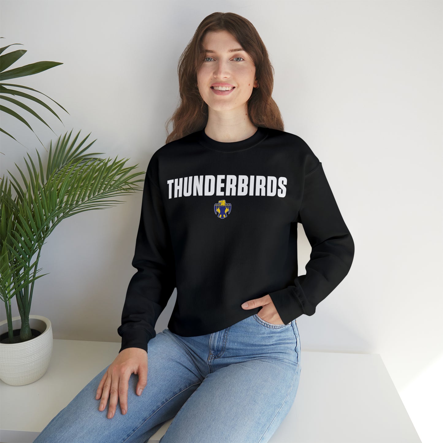 Thunderbirds, Unisex Heavy Blend™ Crewneck Sweatshirt
