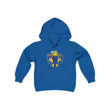 XL Thunderbird, Youth Heavy Blend Hooded Sweatshirt