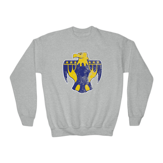 XL Thunderbird, Youth Crewneck Sweatshirt