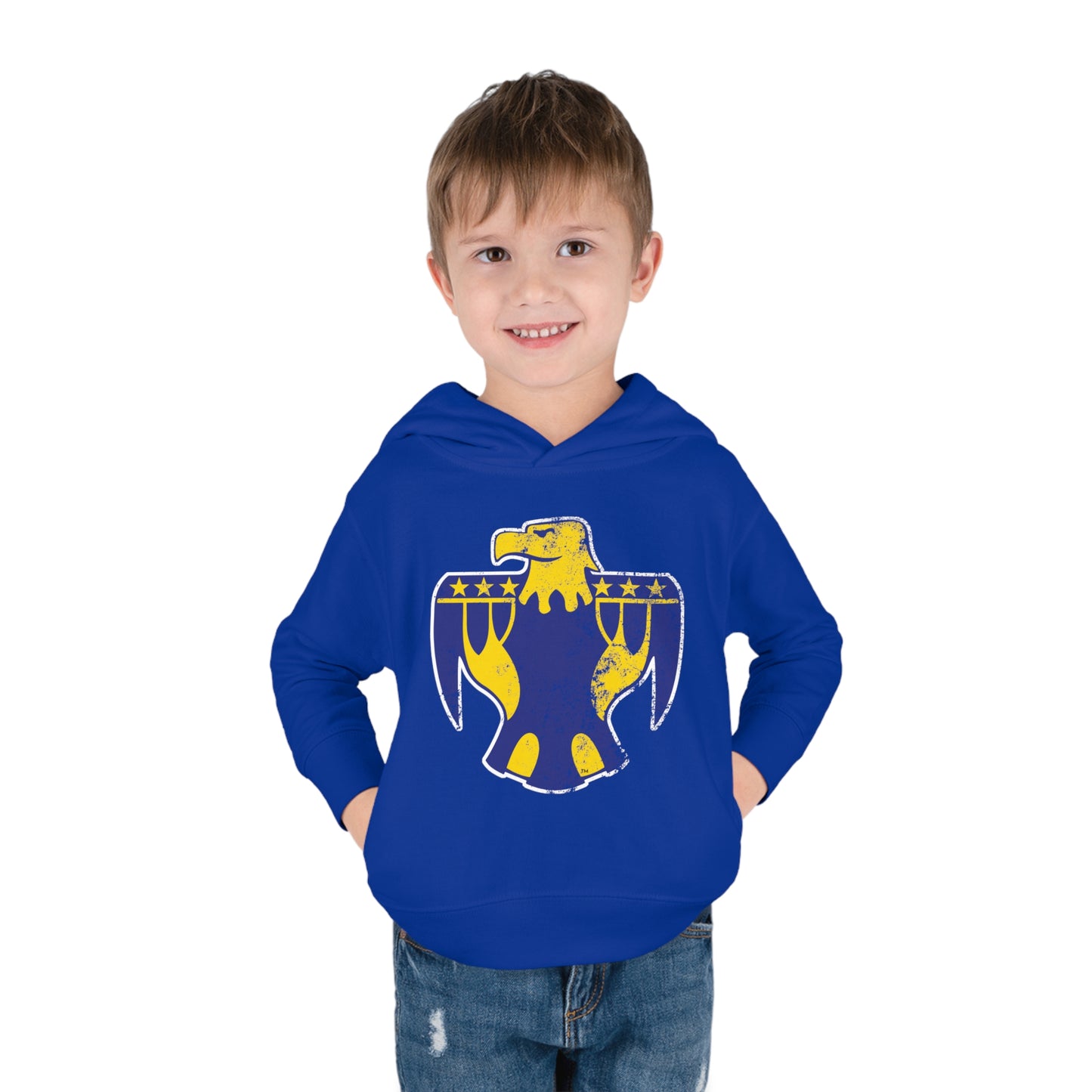 XL Thunderbird, Toddler Pullover Fleece Hoodie