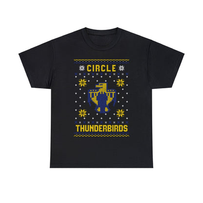 Winter Circle Thunderbird, Unisex Heavy Cotton Tee