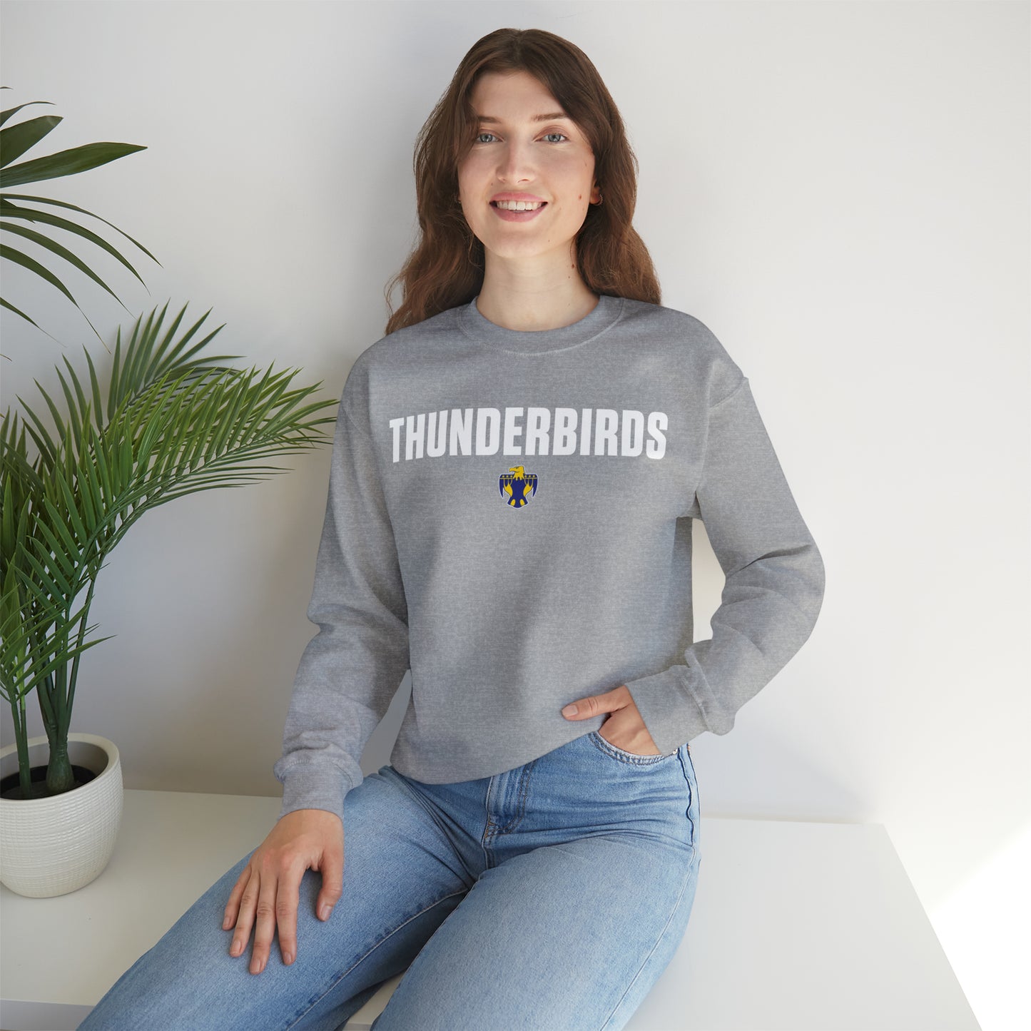 Thunderbirds, Unisex Heavy Blend™ Crewneck Sweatshirt