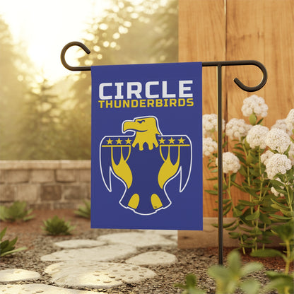 Circle TBird Garden Flag