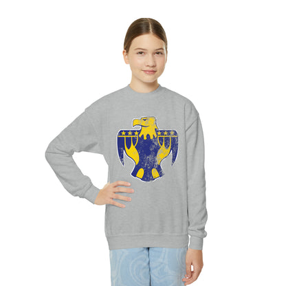 XL Thunderbird, Youth Crewneck Sweatshirt