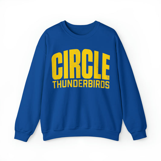Circle Thunderbirds 2, Unisex Heavy Blend™ Crewneck Sweatshirt