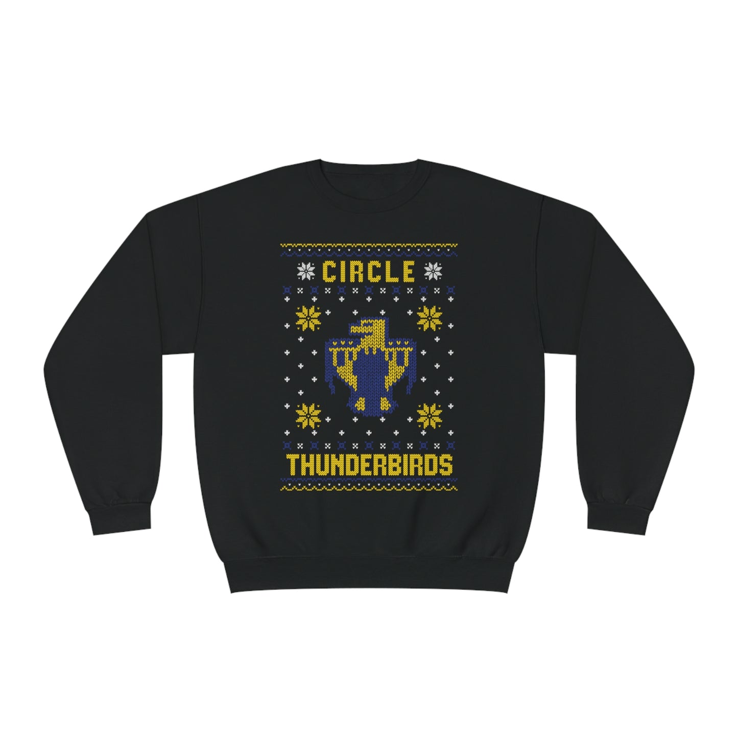 Winter Circle Thunderbird, Unisex Crewneck Sweatshirt