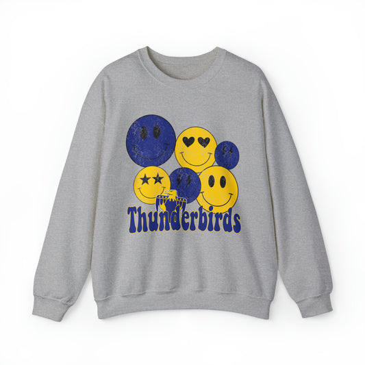 Smiley Thunderbird, Unisex Heavy Blend™ Crewneck Sweatshirt