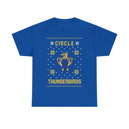Winter Circle Thunderbird, Unisex Heavy Cotton Tee