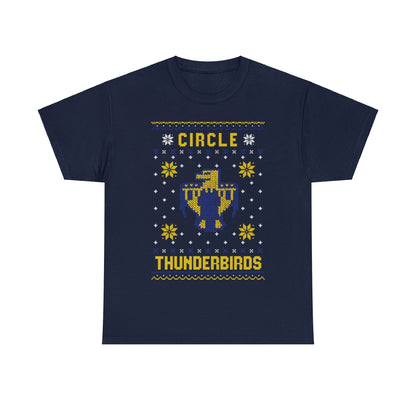 Winter Circle Thunderbird, Unisex Heavy Cotton Tee