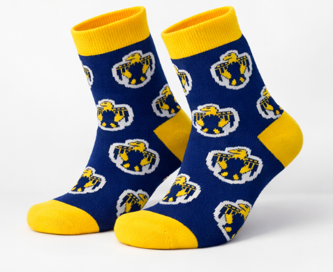 Circle Thunderbirds Crew Socks