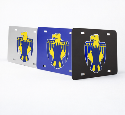 Circle Thunderbirds License Plate