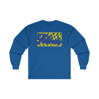 Checkered TBird Long Sleeve Tee